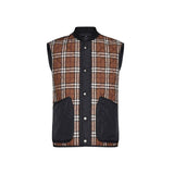Burberry Brown Polyester Sleeveless Top for Men