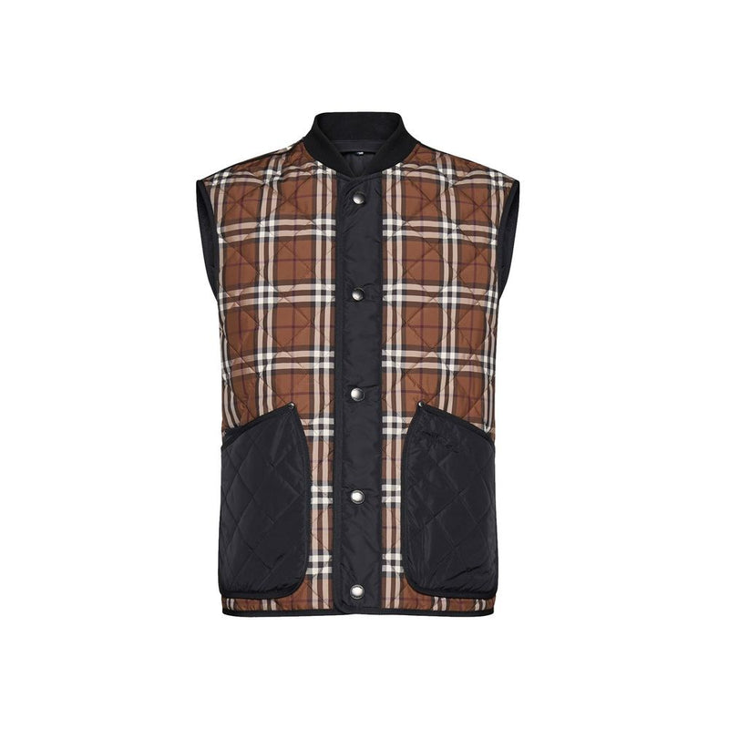 Burberry Brown Polyester Sleeveless Top for Men