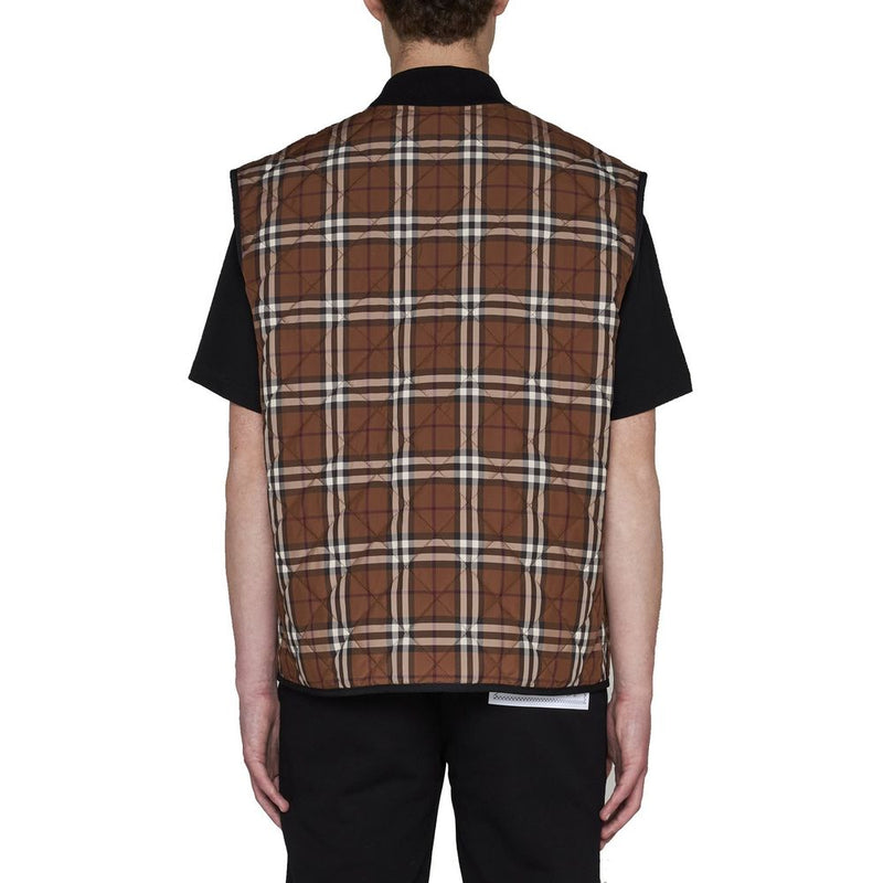 Burberry Brown Polyester Sleeveless Top for Men
