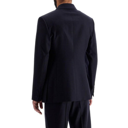 Dior blauwe blazer van scheerwol