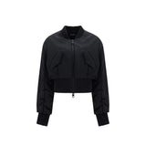 Dolce & Gabbana Black Acetate Bomber Jacket for Women