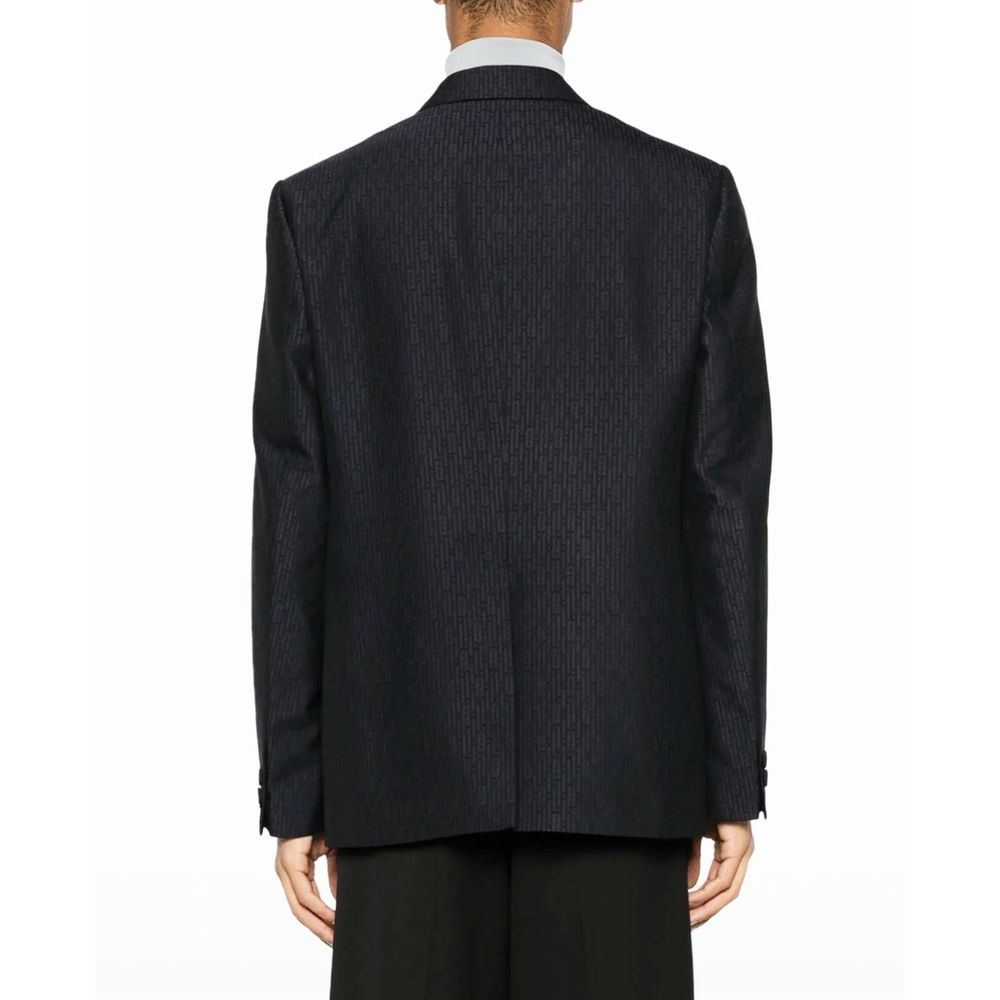 Fendi Blauw Wollen Blazer