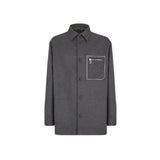 Vestes et manteaux Fendi gris en cachemire