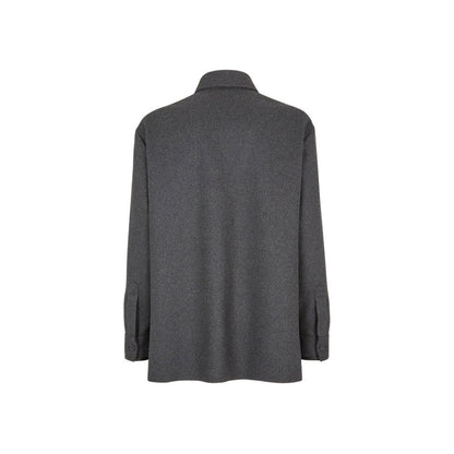 Vestes et manteaux Fendi gris en cachemire