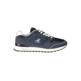 U.S. Grand Blue Polyester Men's Sneakers