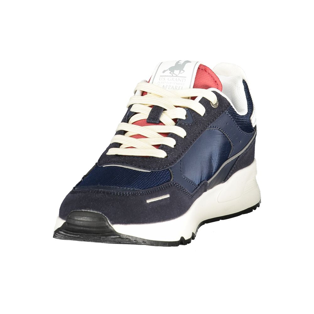 U.S. Grand Blue Polyester Men's Sneaker