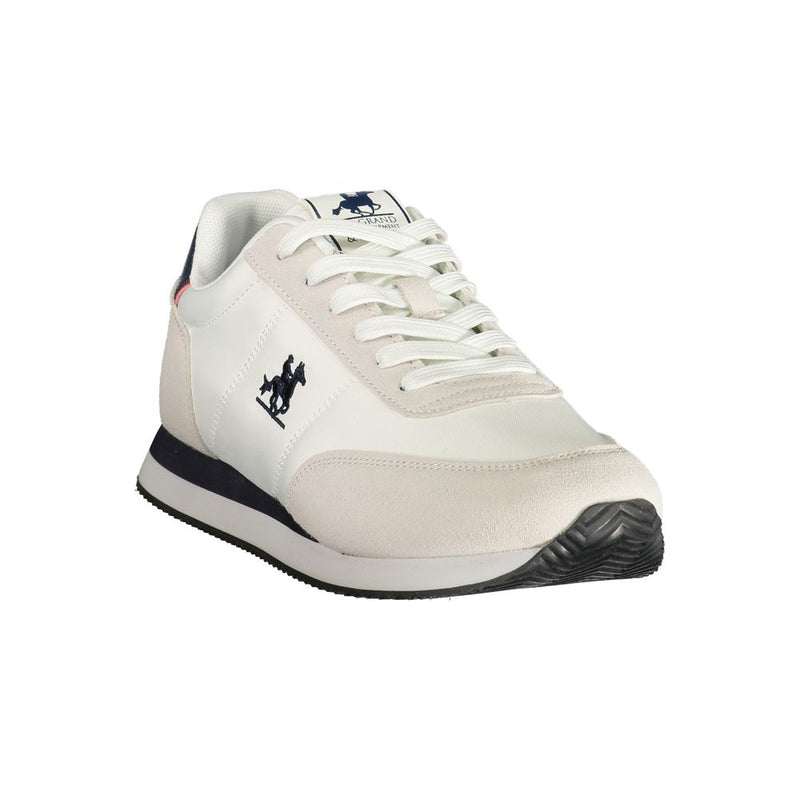 Baskets américaines blanches en polyester pour hommes