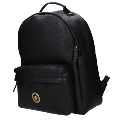 Versace Zwart Leren Rugzak