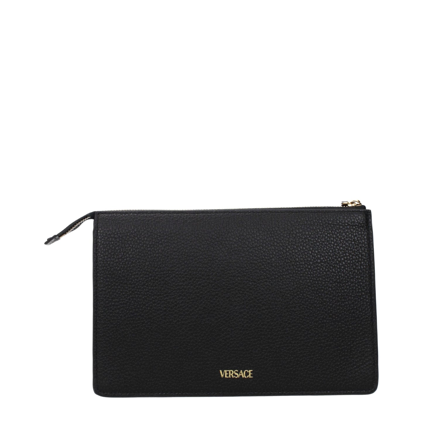 Versace Zwarte Leren Clutch Tas