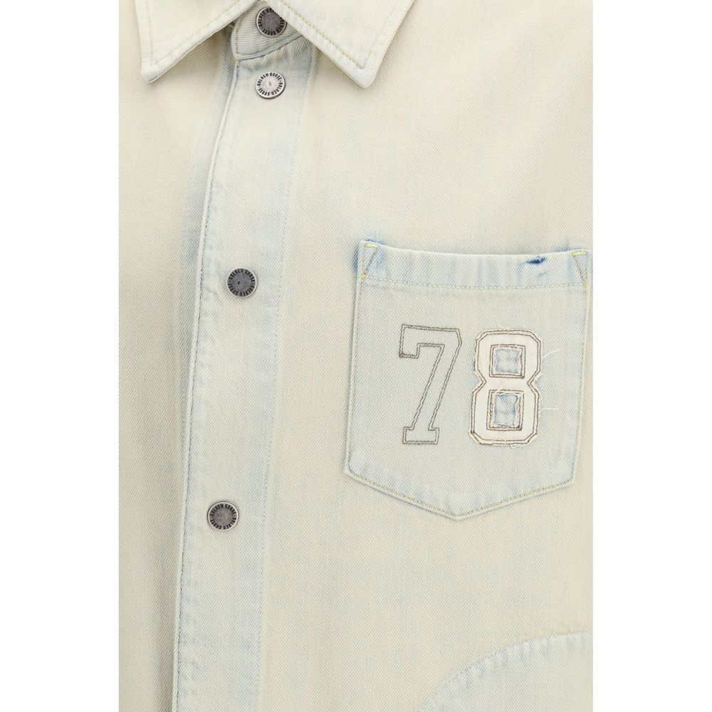 Golden Goose Beige Cotton Denim Jacket - The Journey Jacket