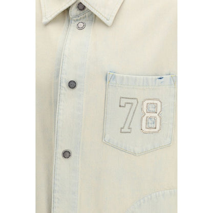 Golden Goose Beige Cotton Denim Jacket