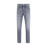 Jacob Cohen Scott Blue Cotton Slim Fit Jeans