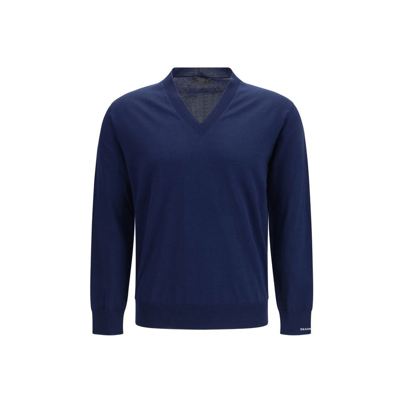 Sweat-shirt Prada en coton bleu