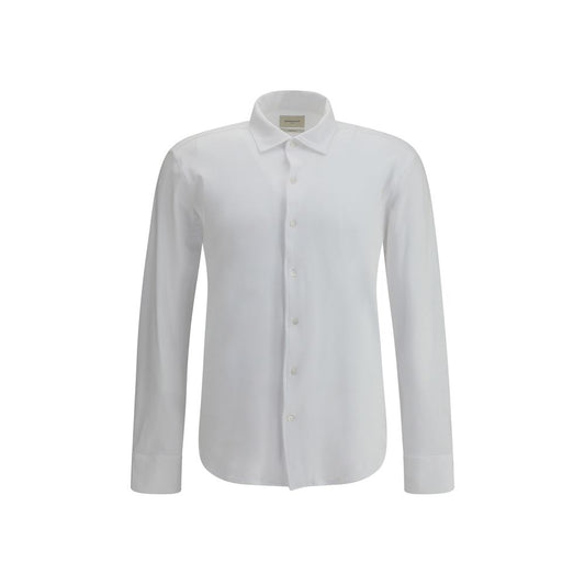 Brooksfield White Cotton Dress Shirt - Timeless Style