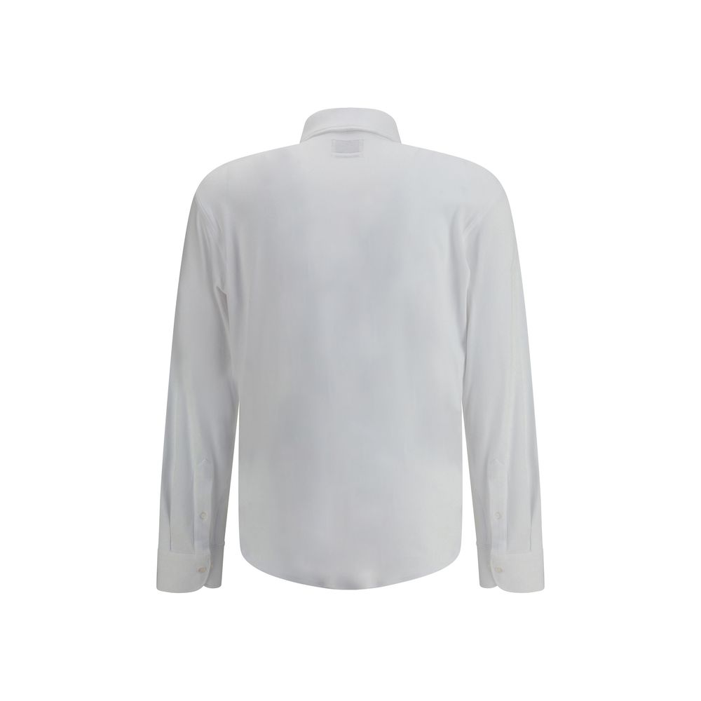 Brooksfield White Cotton Dress Shirt - Timeless Style