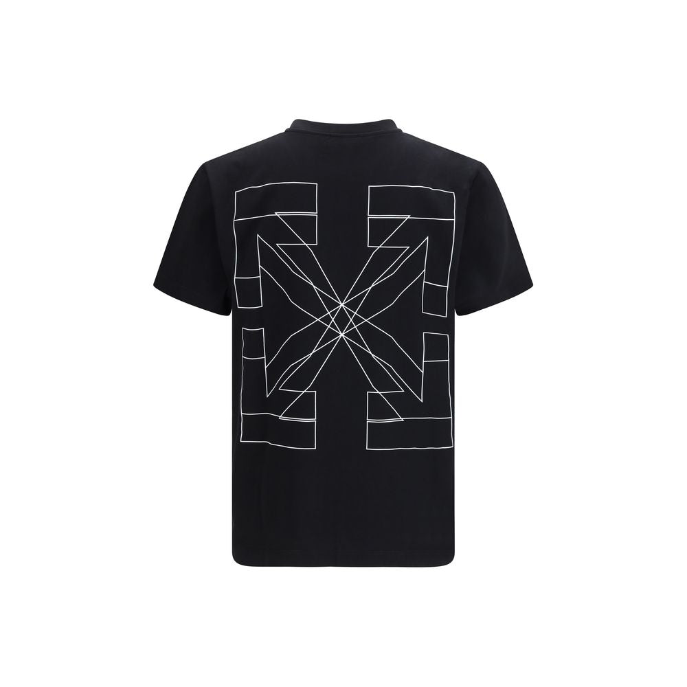 Off-White Big Double Arrow Black Cotton T-Shirt