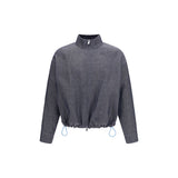 Veste en jean en lin bleu Fendi
