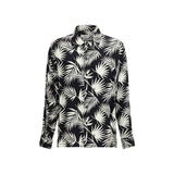 Laneus Black Viscose Pattern Shirt - Oversized Summer Style