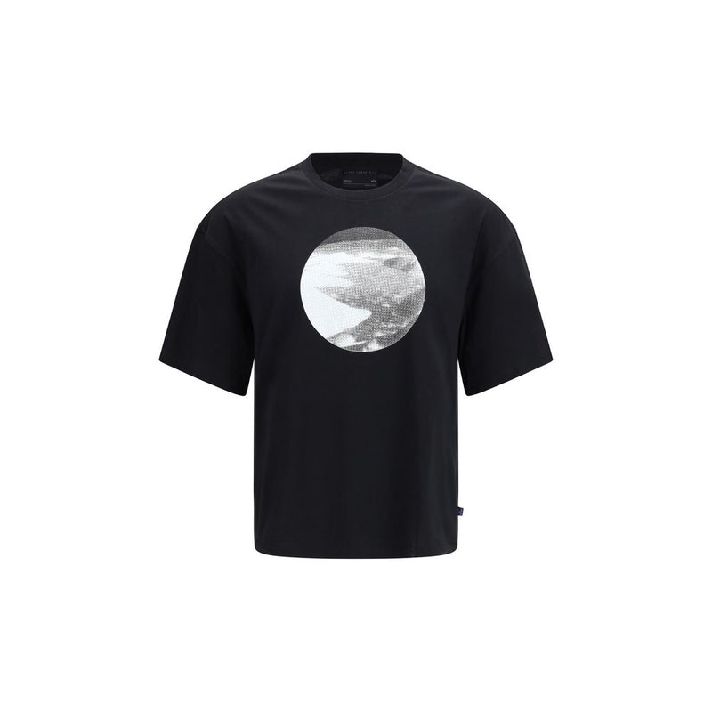 ALPHA INDUSTRIES Black Cotton T-Shirt - Desert Print
