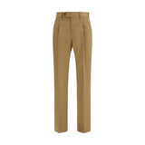PT Torino Brown Cotton Casual Pants - Elegant & Comfortable