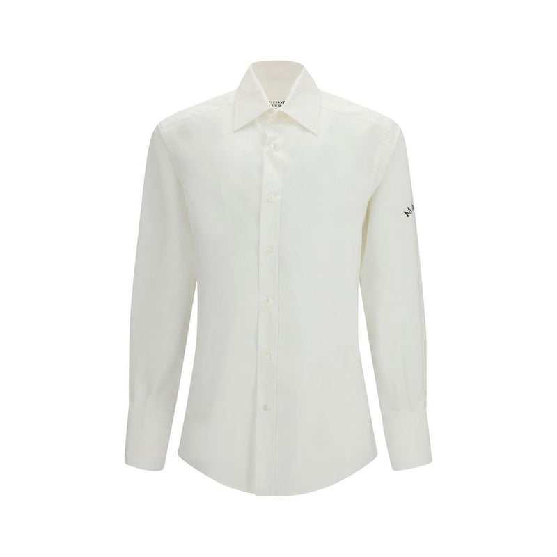 MM6 White Cotton Dress Shirt - Oversize Fit