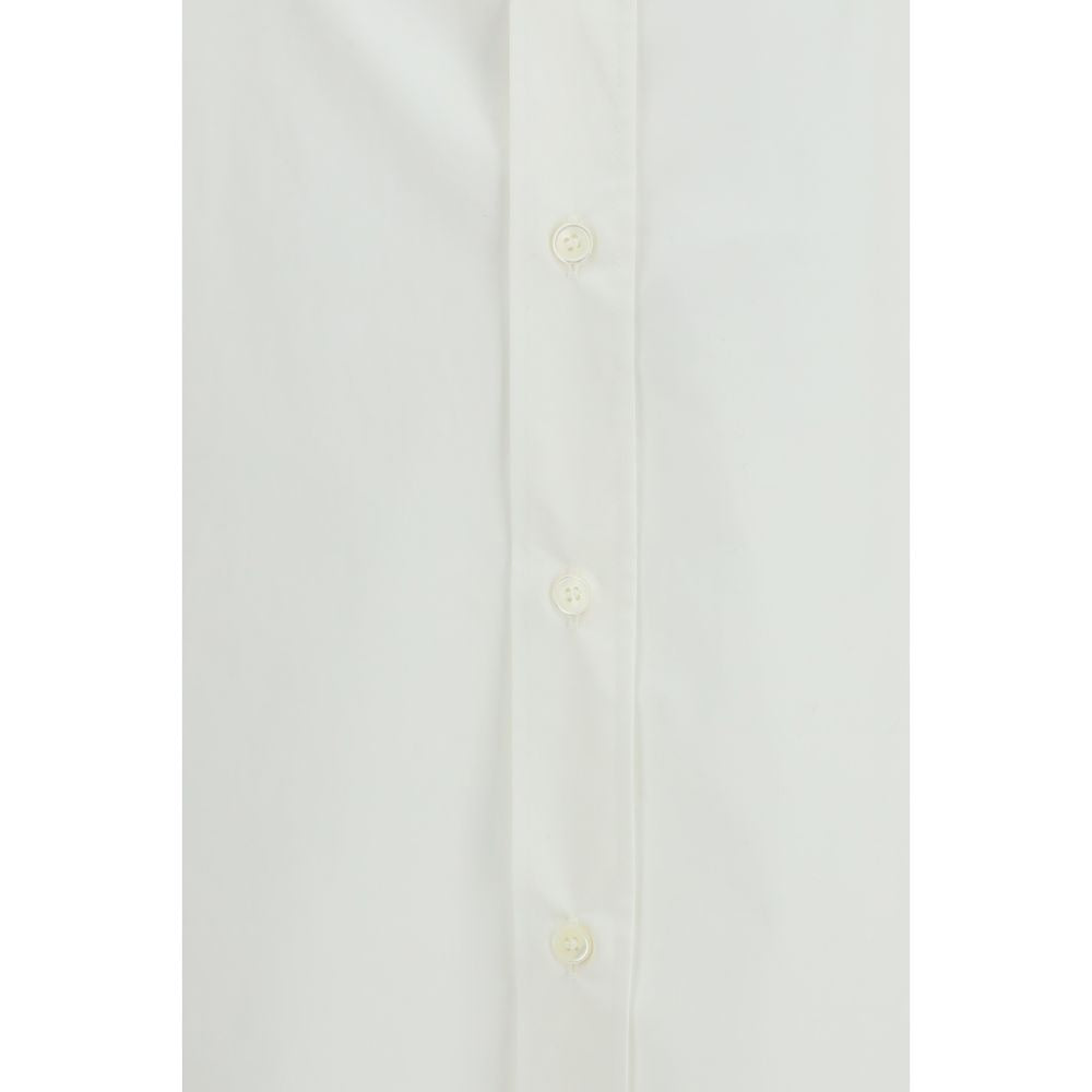 MM6 White Cotton Dress Shirt - Oversize Fit