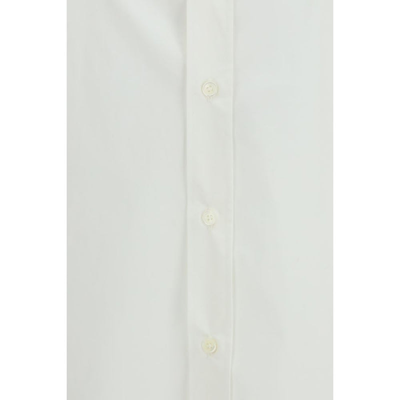 MM6 White Cotton Dress Shirt - Oversize Fit