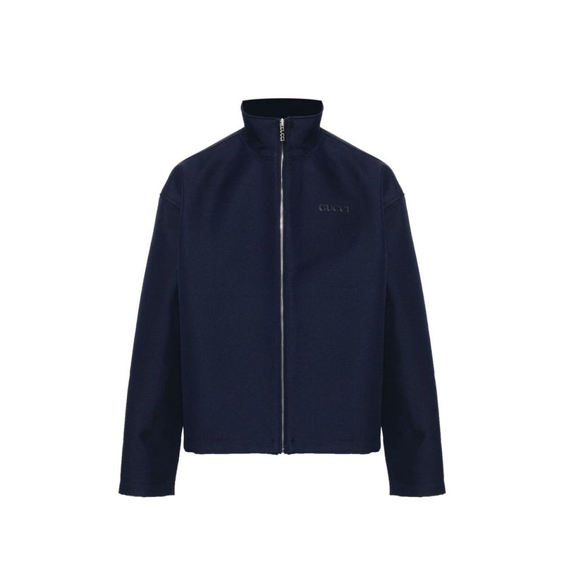 Gucci Blue Marabou Coat for Men