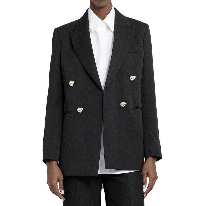Lanvin Black Virgin Wool Blazer for Women