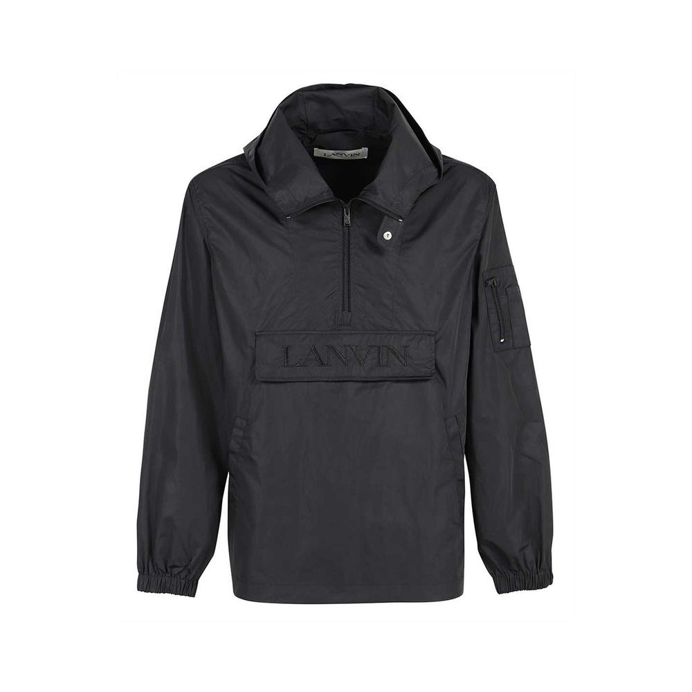 Lanvin Black Polyamide Shell Jacket for Men