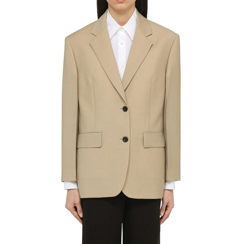 Prada Beige Mohair Blazer for Women