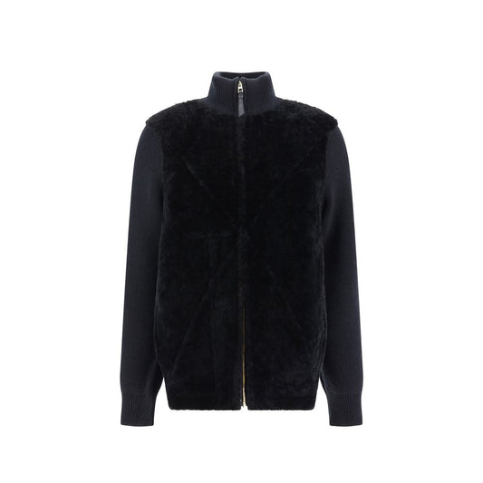 Loewe Black Lamb Fur Coat for Women