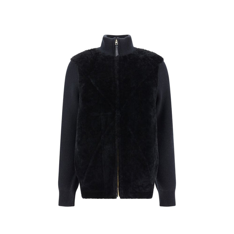 Loewe Black Lamb Fur Coat for Women