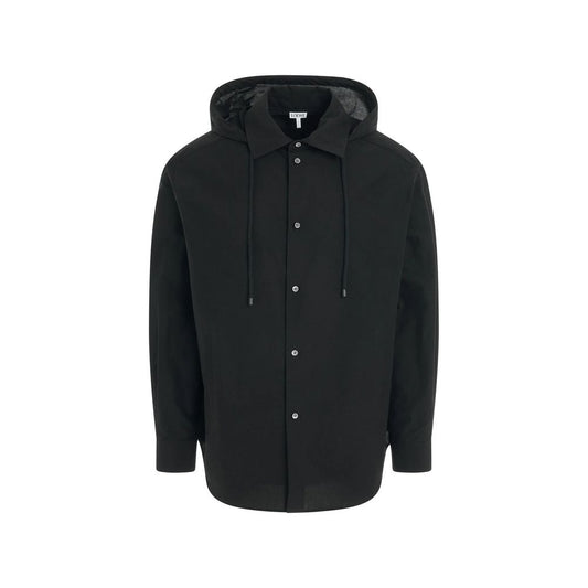 Loewe Black Cotton Shell Jacket for Men