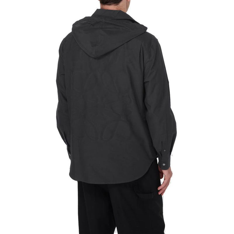 Loewe Black Cotton Shell Jacket for Men