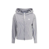 Prada Blue Polyamide Bomber Jacket for Women