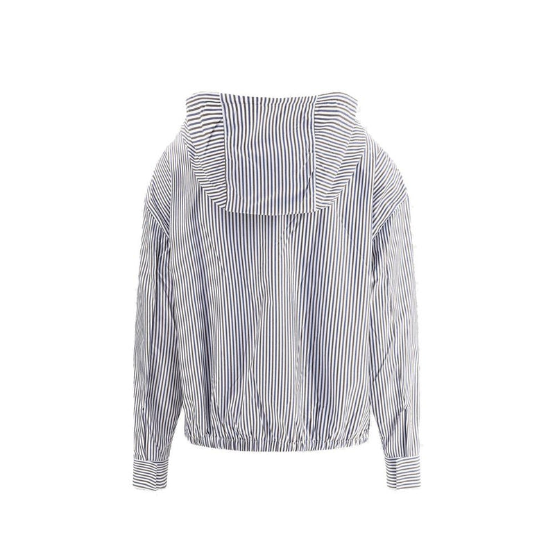 Prada Blue Polyamide Bomber Jacket for Women