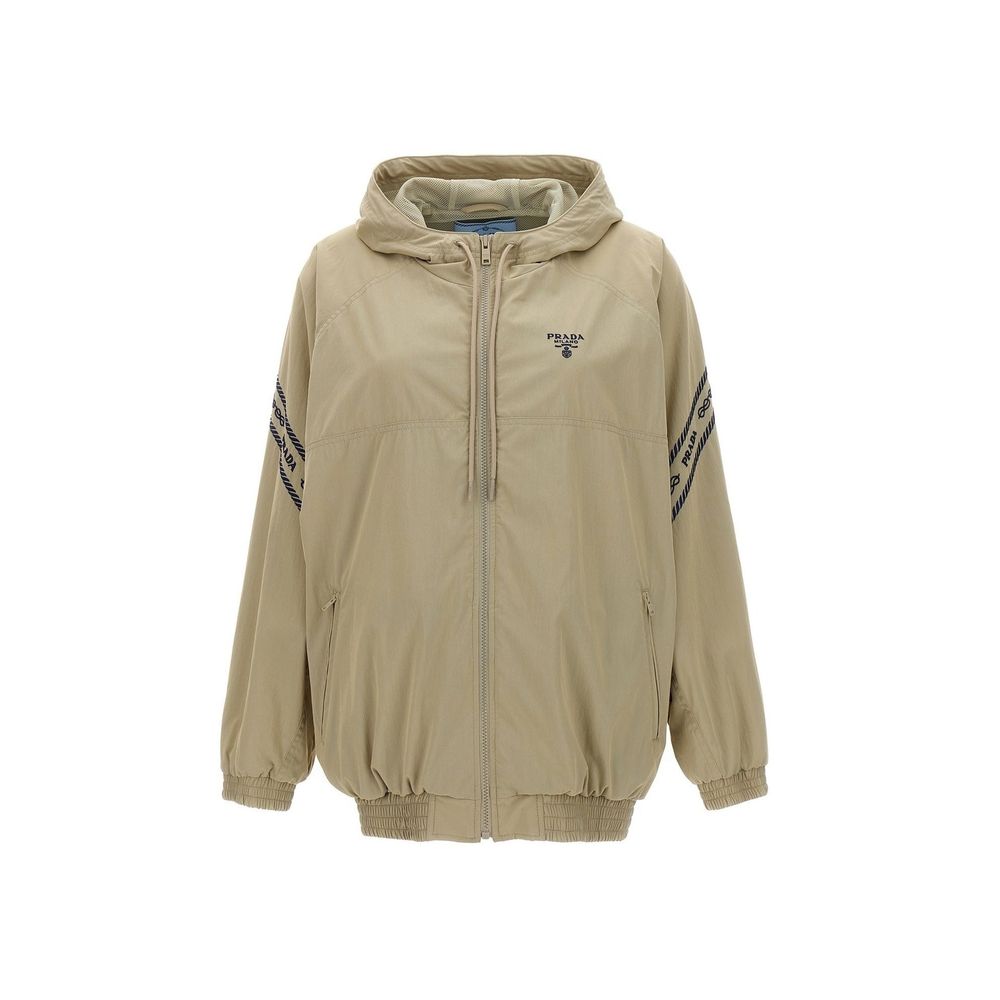 Prada Beige Cotton Shell Jacket for Women