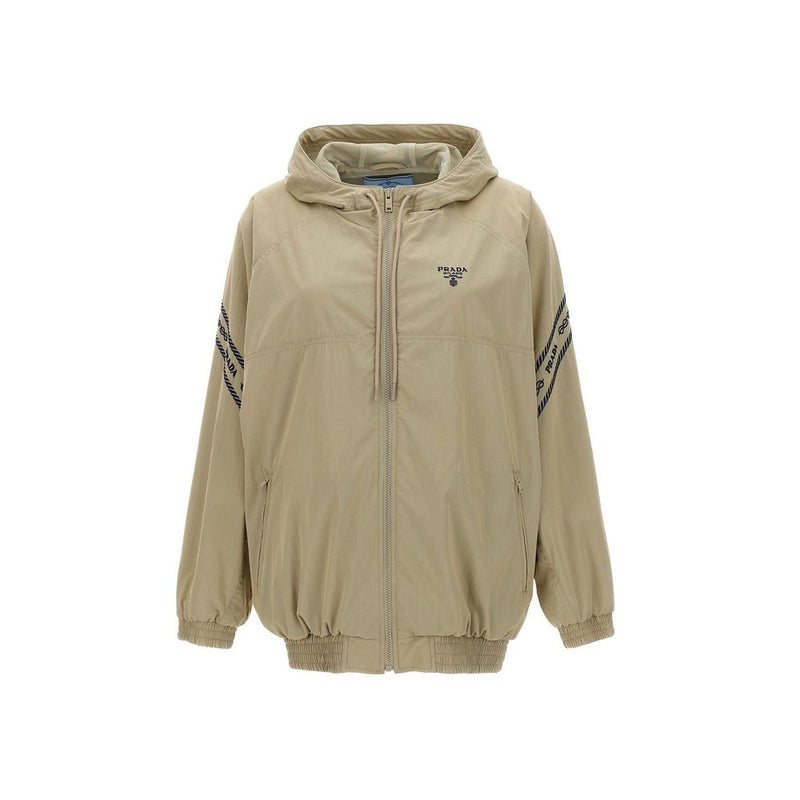 Prada Beige Cotton Shell Jacket for Women