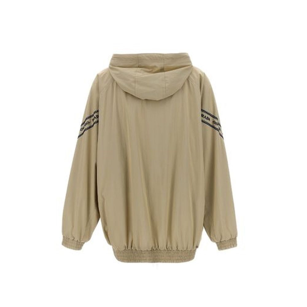 Prada Beige Cotton Shell Jacket for Women