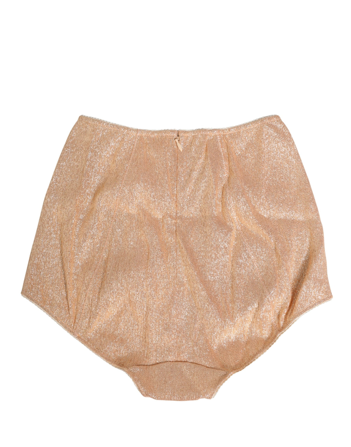 Dolce & Gabbana Beige Silk Blend High Waist Girdle Panty