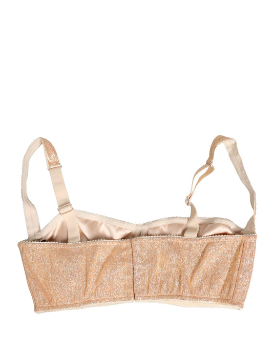 Dolce & Gabbana Beige Semi-Pad Underwire Balconette Bra