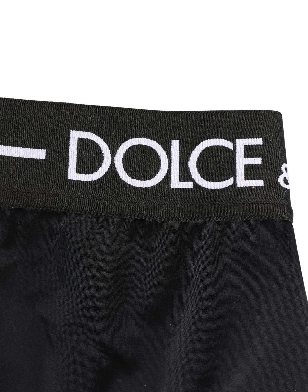 Dolce & Gabbana Black Logo Waistband Coulotte Panty