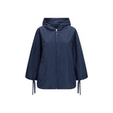 'S Max Mara Blue Polyester Trench Coat - Oversized Blouson
