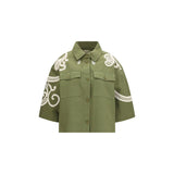 Manteau bicolore en coton Max Mara