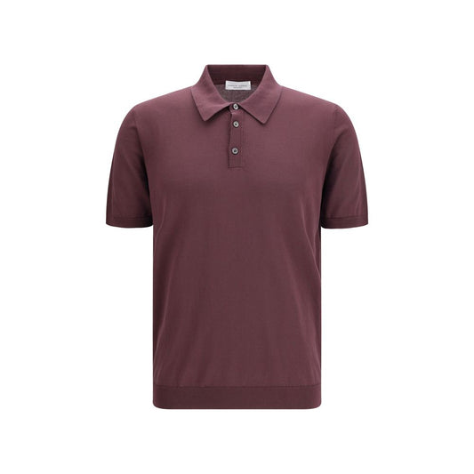 Roberto Collina Purple Cotton Polo Shirt - Regular Fit