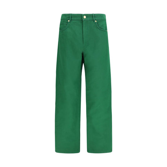 Pantalon décontracté bicolore en coton 'S Max Mara