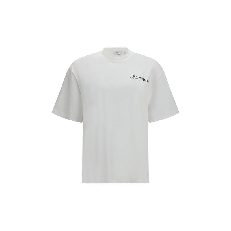 Off-White Type Arrow Skate T-shirt - White Cotton Sportswear
