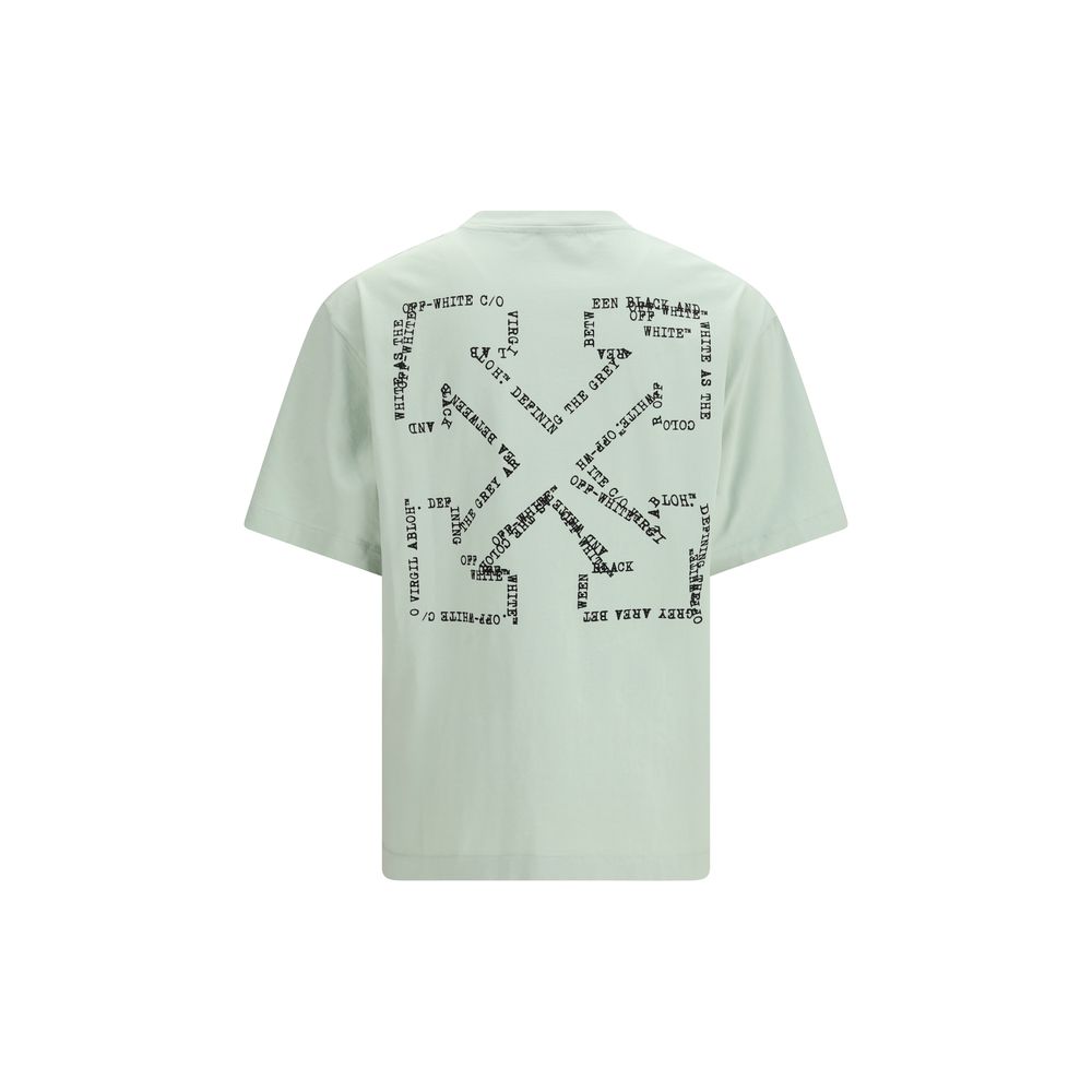 Off-White Type Arrow Bicolor Cotton Skate T-shirt