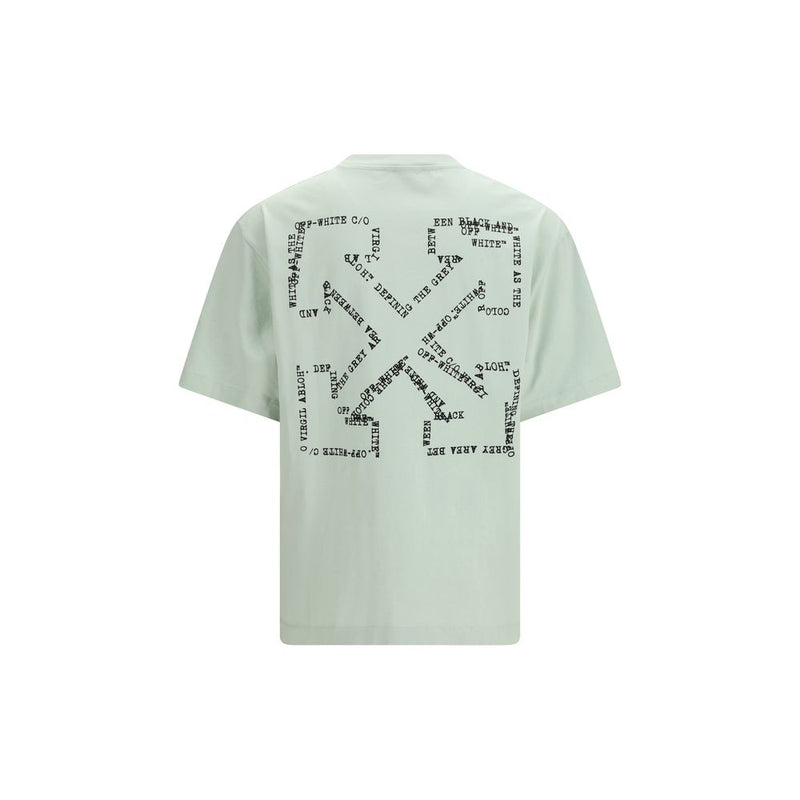 Off-White Type Arrow Bicolor Cotton Skate T-shirt